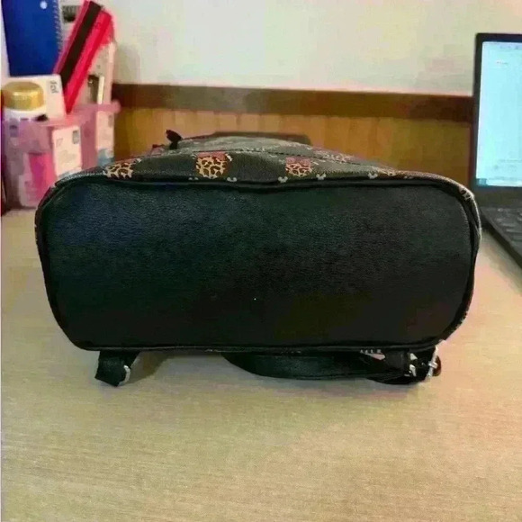 Disney Minnie Mouse Icon Leopard Print Mini Backpack - Picture 4 of 9